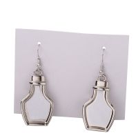 Sublimation Blank Metal Drifting Bottle Earrings