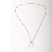 Sublimation Blank Metal Cross Necklaces