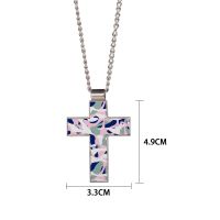 Sublimation Blank Metal Cross Necklaces