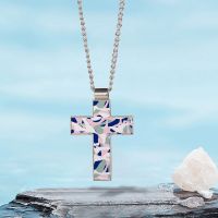 Sublimation Blank Metal Cross Necklaces