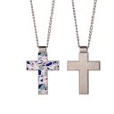 Sublimation Blank Metal Cross Necklaces