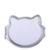 Sublimation Mini Cat Shape Compact Mirror