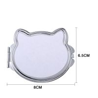 Sublimation Mini Cat Shape Compact Mirror