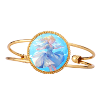 Sublimation Blank Cuff Opening Bracelet（gold）