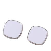 Sublimation Blank Metal Square Stud Earrings