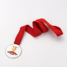 Sublimation Printing Blank Metal  Award Medal (silver)