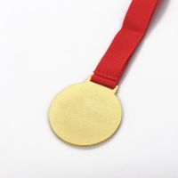 Sublimation Printing Blank Metal  Award Medal (gold)