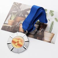 Sublimation Zinc Alloy Blank Silver Metal Medal