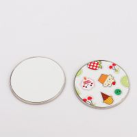 Sublimation Round  Metal Blank Fridge Magnets