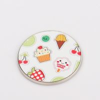 Sublimation Round  Metal Blank Fridge Magnets