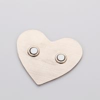 Sublimation Heart Metal Blank Fridge Magnets