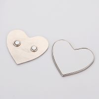 Sublimation Heart Metal Blank Fridge Magnets