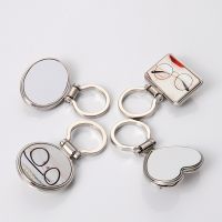 Sublimation Blank Metal Brooch Eyeglass Hanger