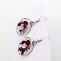 Sublimation Blank Round Metal Photo Earrings