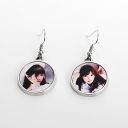 Sublimation Blank Round Metal Photo Earrings