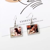 Sublimation Blank Square Metal Photo Earrings