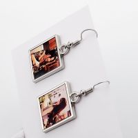 Sublimation Blank Square Metal Photo Earrings