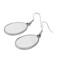 Sublimation Blank Double-sided Photo Earring(Oval)