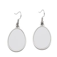 Sublimation Blank Double-sided Photo Earring(Oval)