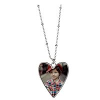 Heat Transfer Printing Single Side Printed Sublimation Metal Necklace (Bead Chain)