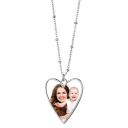 Heat Transfer Printing Single Side Printed Sublimation Metal Necklace (Bead Chain)