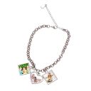 Three Charms Sublimation Blank  Metal Bracelets