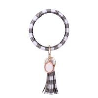 Sublimation Blank Tassel Bangle  Bracelet(#2-black)