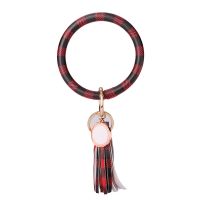 Sublimation Blank Tassel Bangle  Bracelet(#2-black)