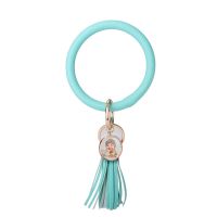 Sublimation Blank Tassel Bangle  Bracelet(#3-Beige)