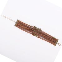 Sublimation PU Leather Brown Bracelets