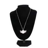 Sublimation Angel Round Tag Necklace(flat chain)