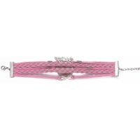 Braided Multi Layered Bracelet Sublimation LOVE Leather Bracelet (black)