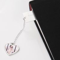 Sublimation Heart Shape Photo Ruler Bookmark (Heart Charm)