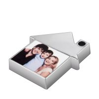 Sublimation Blank Metal Desk Pen Stand- House