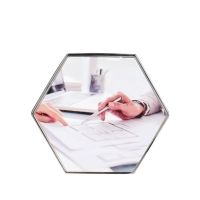 Sublimation Blank Metal Desk Pen Stand- Hexagon