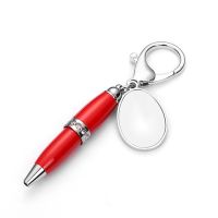 Sublimation Blank Mini Ballpoint Pen Keychain with Lobster buckle