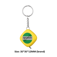 Sublimation Blank Tape Measure Keychains -1m