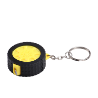 Sublimation Blank Tape Measure Keychains-1m  (yellow )