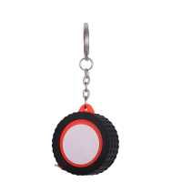 Sublimation Blank Tape Measure Keychains-1m  (red )