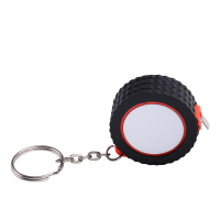 Sublimation Blank Tape Measure Keychains-1m  (red )