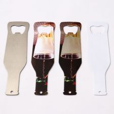 Sublimation Bottle Shape Bottle Opener-white