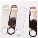 Sublimation Stainless Steel Strip  Beer Bottle Opener(white)