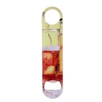 Sublimation Stainless Steel Strip  Beer Bottle Opener(white)