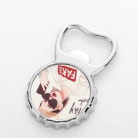 Sublimation Blank Metal Fridge Magnet Bottle Opener( Round)