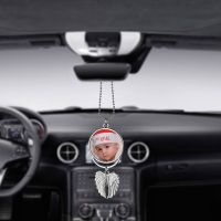 Sublimation Double-sided Angel wings Car Hanger Memorial Ornament