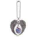 Sublimation Double-sided Angel wings Car Hanger Oval Car Ornament