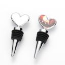 Sublimation Blank Metal Wine Stopper-Heart