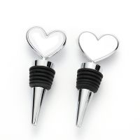 Sublimation Blank Metal Wine Stopper-Heart