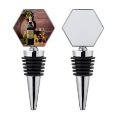 Sublimation Double-sided Wine Bottle Stopper(Hexagon)