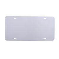 Sublimation  Aluminum 4 holes license plates